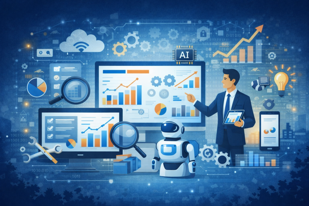 Digital tools and technologies enabling smart problem solving and automation