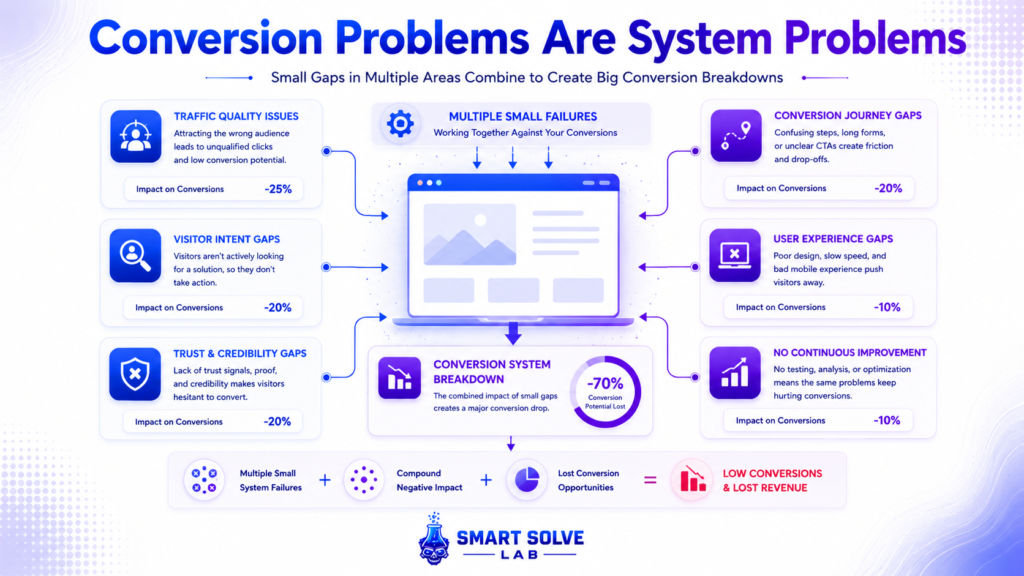 Conversion Problems Are System Problems β SSL Insight How small system failures create big conversion problems in websites.