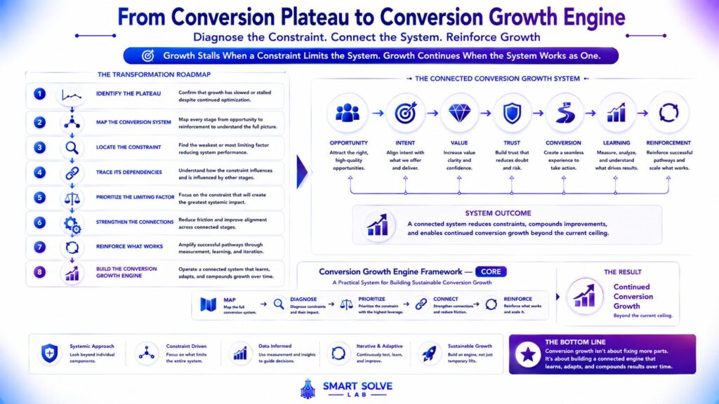 Roadmap from conversion plateau to Conversion Growth Engine Framework