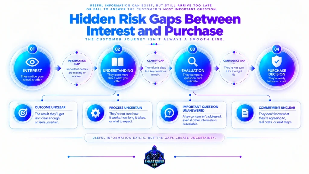 Relationship between customer trust, purchase risk, and buying decisions